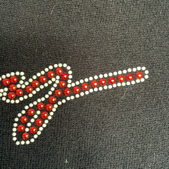 TOMMY HILFIGER V-Neck Navy Blue Sweater - Extra small XS - Picture 7 of 11